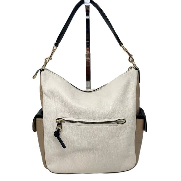 Coach Authentic Pennie Colorblock Pebbled Leather Shoulder Bag EUC - Picture 2 of 7